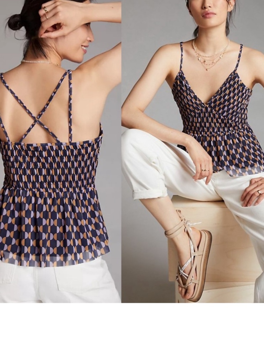 Anthropologie baby doll tank